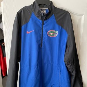 FLORIDA GATORS NIKE MEN’S HALF ZIP JACKET MEDIUM